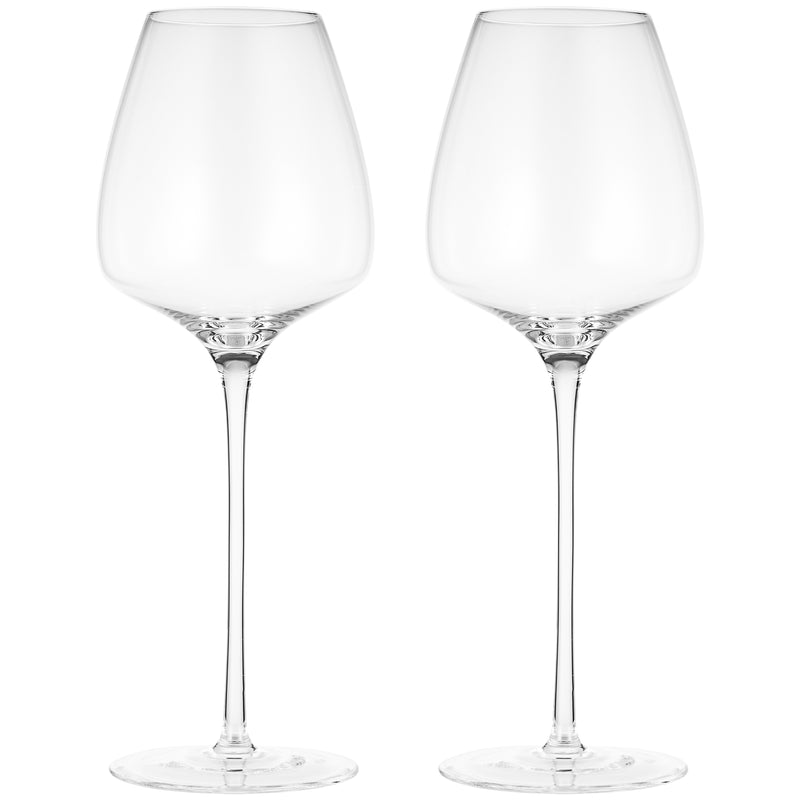 Berkware Premium Crystal Wine Glasses - Set of 6 White Wine Glasses - 20oz