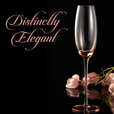 Berkware  Luxurious and Elegant Sparkling Colored Glassware - Champagne Flutes