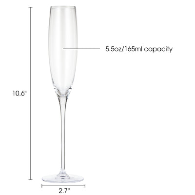 Berkware Classic Sparkling Champagne Glass, Set of 6