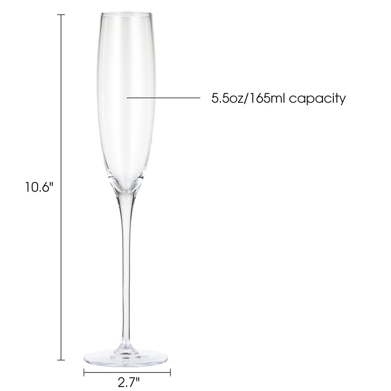 Berkware Classic Sparkling Champagne Glass, Set of 6