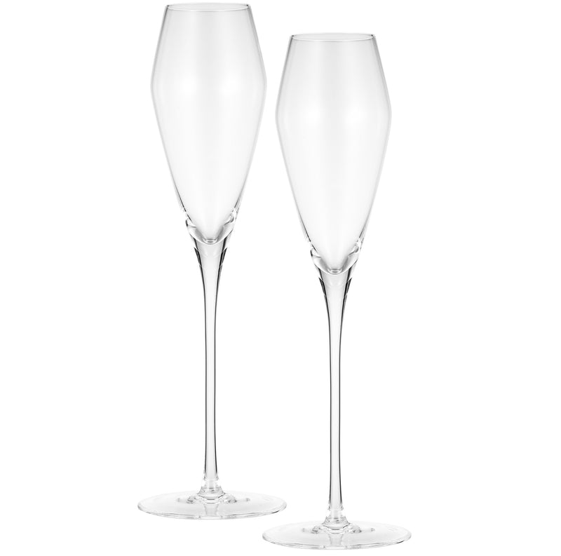 Berkware Curved Champagne Glass, Set of 2