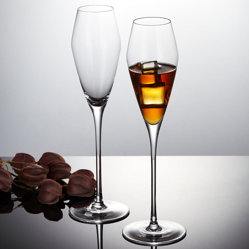 Berkware Curved Champagne Glass Set of 2 BERKWARE