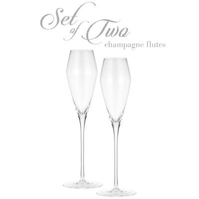 Berkware Curved Champagne Glass, Set of 2