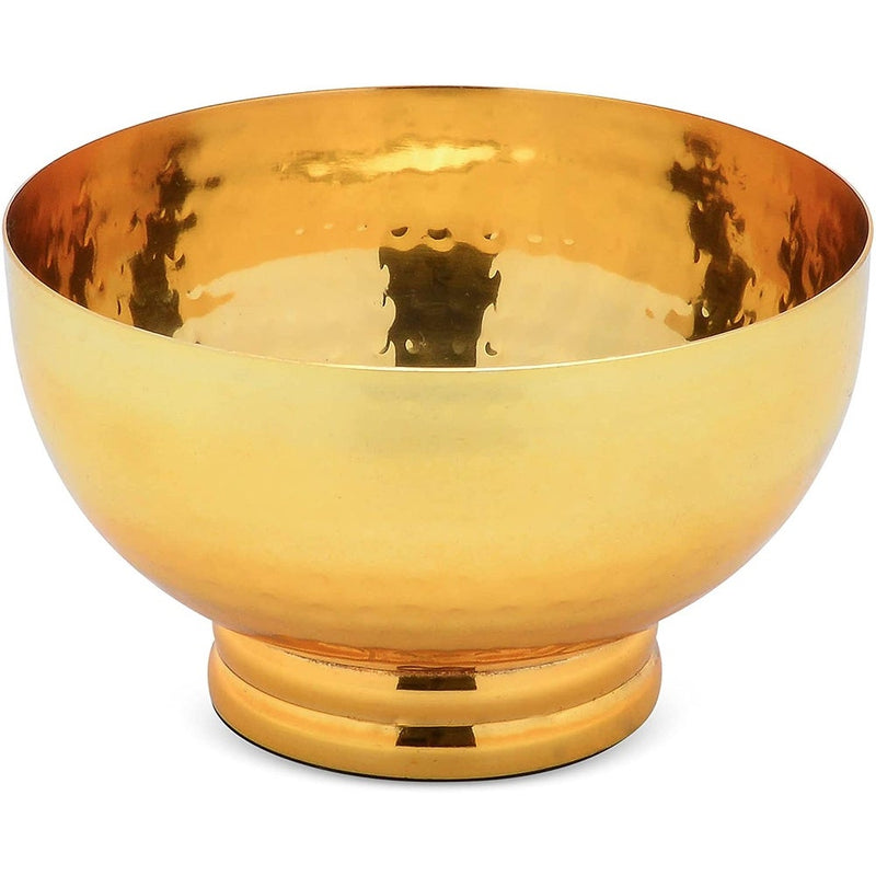 Berkware Gold tone Plated Decorative Bowl - Gold tone Colored Metal Serving Dish