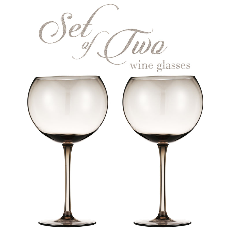 Berkware Set of 2 Sparkling Colored Glasses