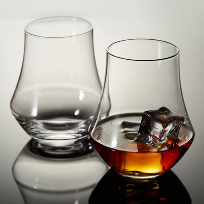 Berkware Tulip Shaped Lowball Whisky Glasses